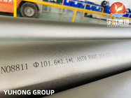 ASTM B407 UNS N08811 보일러용 니켈 합금 강철 톱니 없는 튜브