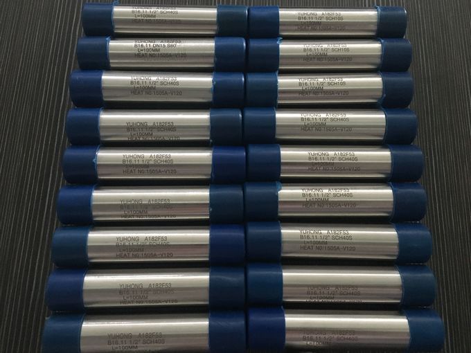 위조된 적당한 최고 이중 강철 F51/F53/F55/F60/F44 SW ASTM B16.11 젖꼭지, 연결, 팔꿈치, 티, 부시 5