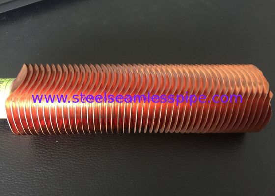 25.4MM 1" 지느러미가 있는 구리 배관 CuNi 90/10가지의 모양 유형 UNS12200/UNS14200