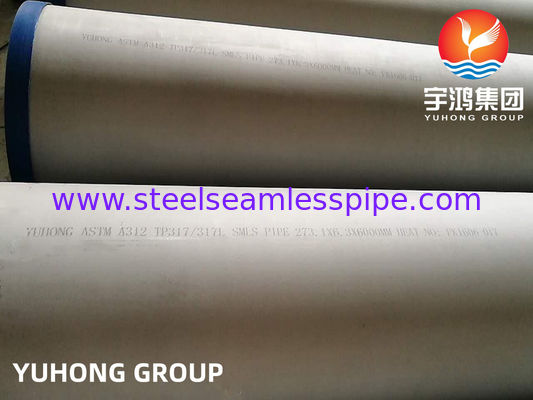 스테인리스 이음새가 없는 관, ASTM A312/A312M-2013a TP317/TP317L/TP317LN/1.4438/EN10204-3.1