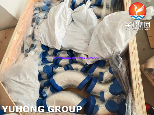 ASTM A403 WP304 Ｓ 90DEG. LR 스테인레스 강 이음새가 없는 팔꿈치 버트 접합 관 이음