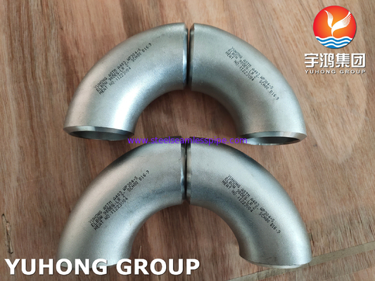 ASTM A403 WP304 Ｓ 90DEG. LR 스테인레스 강 이음새가 없는 팔꿈치 버트 접합 관 이음