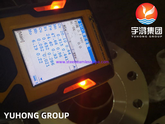 ASTM B462 합금 Al6XN, UNS N08367 WNRF 닉스 합금 강철 플랜지 CL3000 석유 및 가스