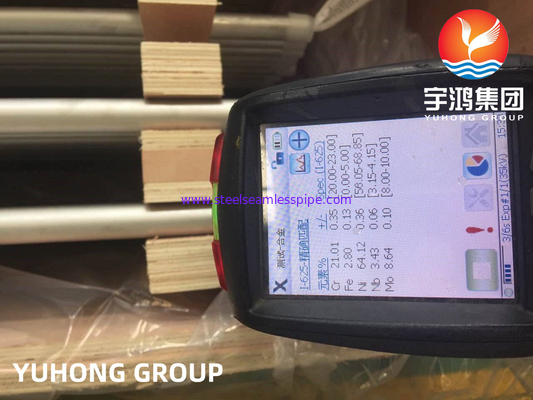 ASME SB444 인코넬 625 / UNS N06625 니켈 합금 강철 U 굽는 꿰매지 않는 튜브