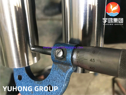 ASTM A270 TP304 스테인리스 스틸 웰딩 튜브, 생리용 용품에 사용되는 밝은 앙일링 처리