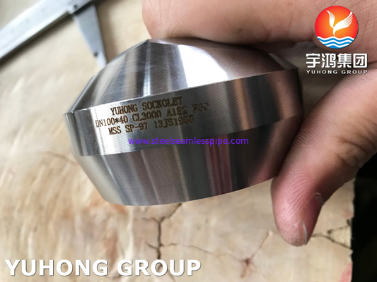 듀플렉스 스틸 소클렛 A182 F60 / S32205 가조 된 Olet Fitting MSS SP-97