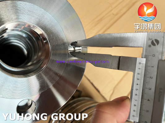 BS4504 (EN 1092-1) F316L 스테인리스 스틸 스크루드 플랜지, BSPP 스레드 PN16 Forged Type