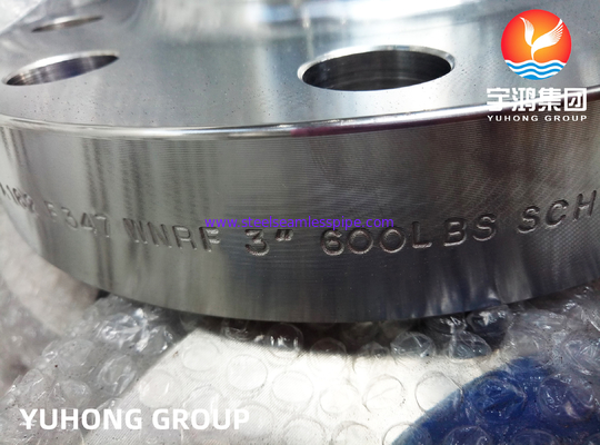 ASTM A182 F347 스테인리스 스틸 웰드 넥 플랜지, RF / RTJ 얼굴