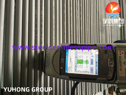 ASTM A213 TP316L 냉간 인발 스테인리스강 이음매 없는 튜브 (열교환기 및 보일러 용)