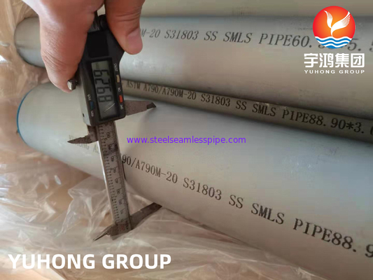 슈퍼 듀플렉스 스테인리스 강관 ASTM A928 / ASTM A790 UNS S32750 ( 2507)