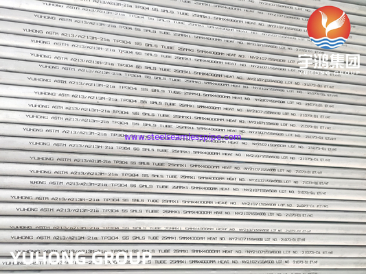 ASTM A213 TP304 1.4301 높은 온도 오스텐이트 튜브