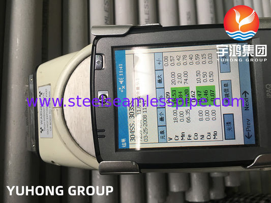 ASTM A269 TP304 스테인리스 스틸 시무스 튜브 소금 껍질 껍질 껍질 껍질 껍질 껍질