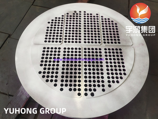ASTM A182 F304 / 1.4301 스테인리스 스틸 튜브 엽 열 교환기 부품