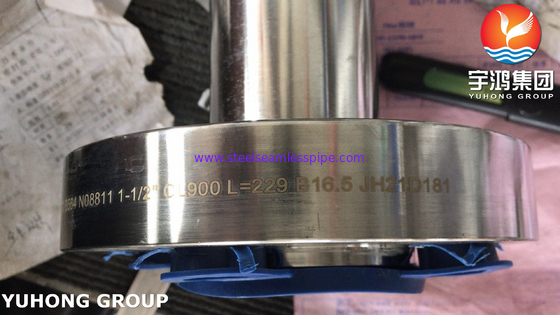 인콜로이 강철 Astm B564 N08811 CL900 긴 웰드 네크 플렌지