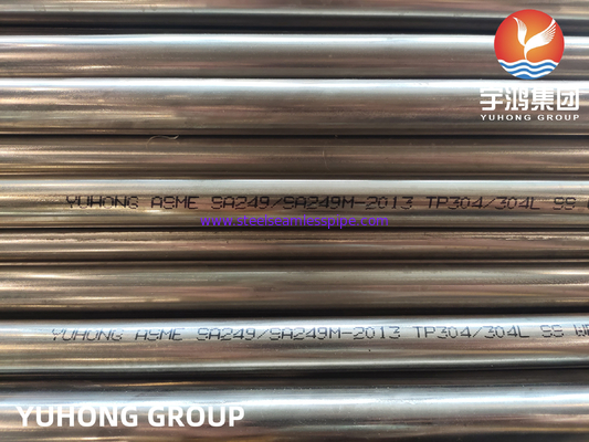 ASME SA249 TP304 304L SUS304 1.4301 보일러 콘덴서 용 용접 튜브