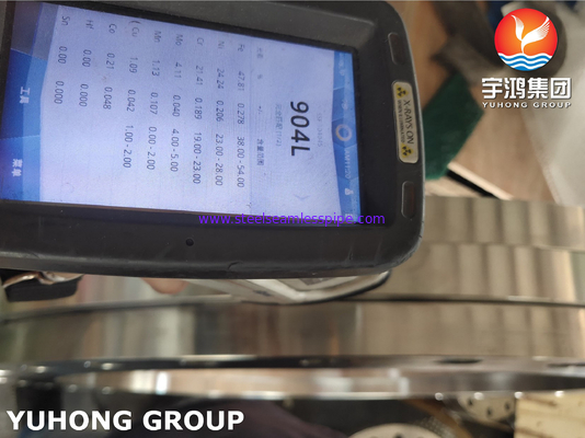 ASTM A240 F904L / UNS N08904 AWWA C207 수공업용 반지형 플랜지