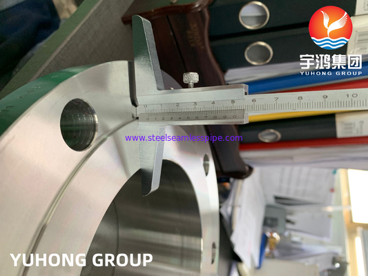 ASTM A182 F44 / 알로이 254 SMO / UNS S31254 스테인리스 스틸 웰드 넥 플랜지
