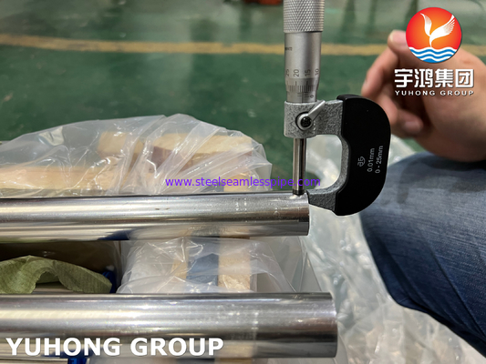ASME SB111 UNS C71500 구리 니켈 튜브, 바다 물 CuNi 70/30 튜브