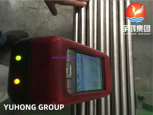 ASTM B167 인코넬 601 N06601 니켈 합금 강철 톱니 없는 파이프