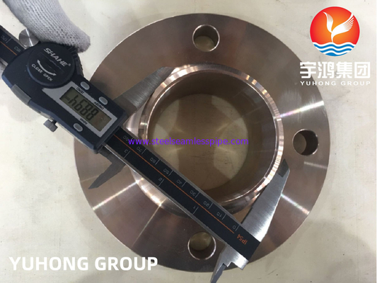 ASTM B151 C70600 2.0872 Cu-Ni 합금 가공 웰드 넥 플랜지 RF B16.5