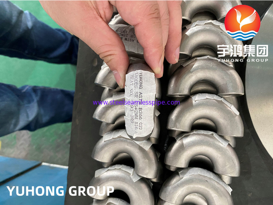 HASTELLOY C22 ELBOW 90 / 180 DEG BUTT-WELDED 니켈 합금 피팅