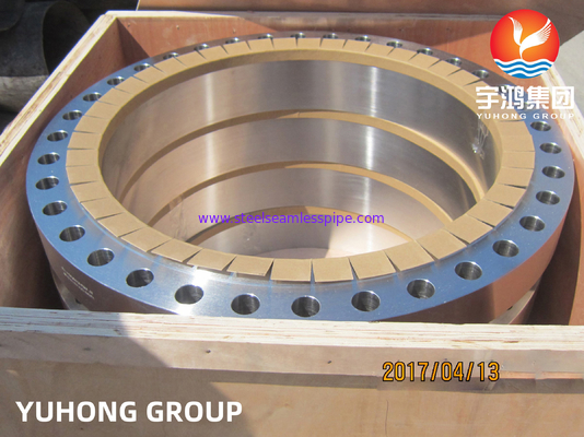 듀플렉스 스틸 바디 플랜지, ASTM A182 등급 F51 (UNS S31803), 부식성 환경에 적합