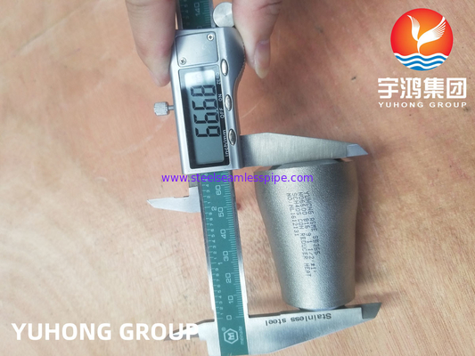 Buttweld ASME SB366 N06600 2.4816 인코넬 600 컨센트릭 리듀서
