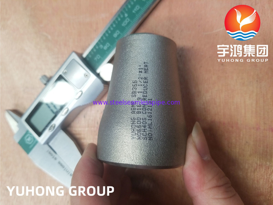 Buttweld ASME SB366 N06600 2.4816 인코넬 600 컨센트릭 리듀서