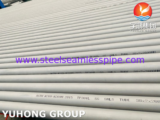 오스테니틱 스테인리스 스틸 튜빙 ASTM A269 TP304L, 일반 부식 저항 서비스용