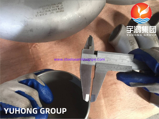 하스텔로이 니켈 합금 ASTM B366 C-276 BW 부착 팔꿈치