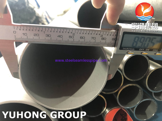 ASTM A789 UNS S32205 화학산업용 듀플렉스 스틸 톱리스 튜브