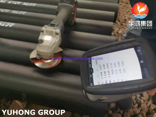 열 교환기용 ASTM A213 T5 K41545 합금 강철 꿰매지 않는 튜브