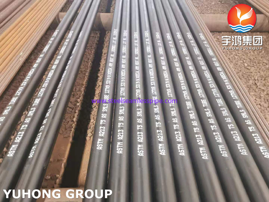 열 교환기용 ASTM A213 T5 K41545 합금 강철 꿰매지 않는 튜브