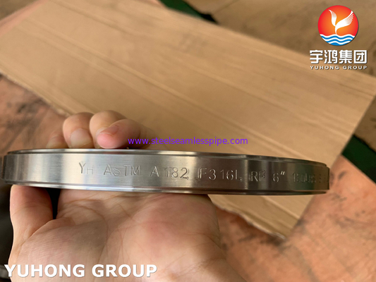 좋은 부식 저항성 ASTM A182 F316L 가조 안경 플랜지