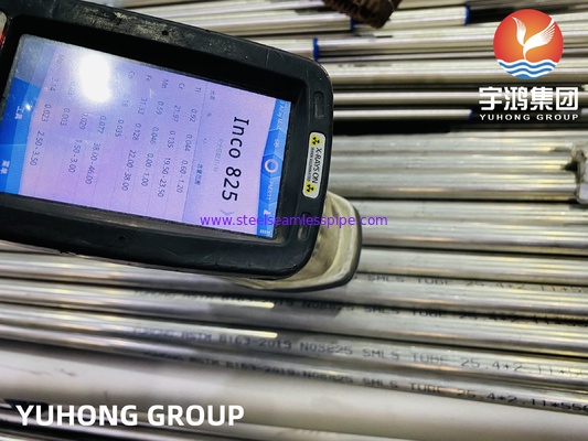 니켈 합금 튜브 ASTM B 163 ASM B 423 인콜로이 825 N088252.4858 열 교환기 사용