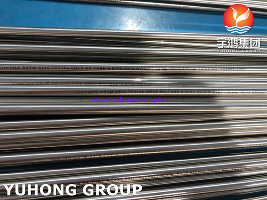 ASTM A270 TP316L 이음매 또는 용접 스테인리스강 위생 튜브, 위생 및 청결 용도로 설계