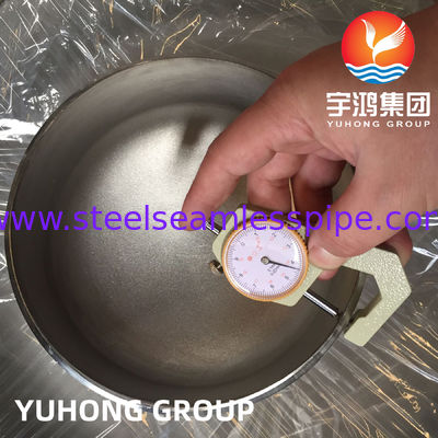 A403 WP316L-S SS 캡, ASME B16.9 맞대기 용접 이음쇠, 산업용 압력 배관 시스템용