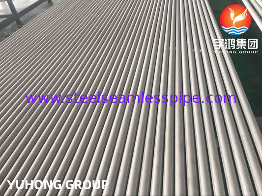 스테인리스 스틸 이음매 없는 튜브 재질 TP304 TP316 TP321 내식성 열교환기 응축기 공기 냉각기