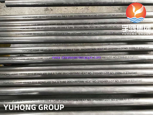 니켈 합금 꿰매지 않는 튜브, ASTM B163 MONEL 400 (UNS N04400) 고 정밀 적용