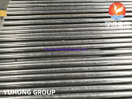 니켈 합금 꿰매지 않는 튜브, ASTM B163 MONEL 400 (UNS N04400) 고 정밀 적용