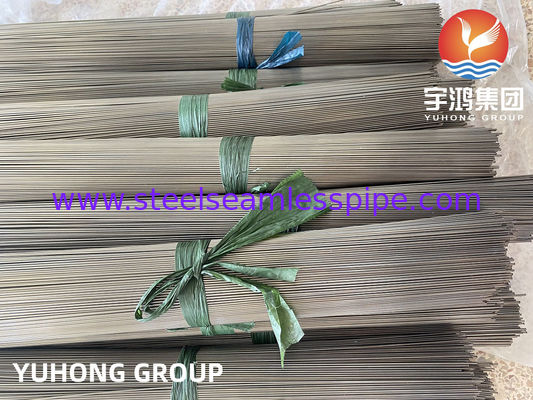 스테인리스 스틸 모세관 튜브 밝은 어닐링 ASTM A213 / ASTM A269 TP304/304L TP316/316L 19.05 X 1.65 X 6096MM