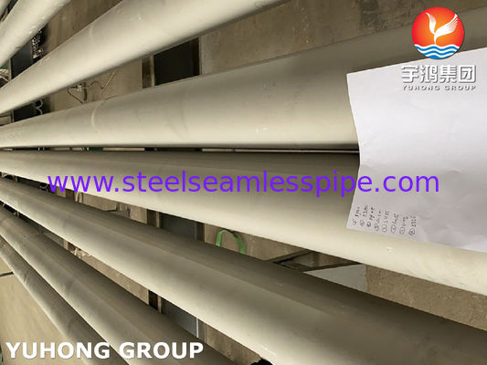 254 SMO 스테인리스 스틸 무선 파이프 ASTM A312 UNS S31254 열 교환기 및 화학 산업용