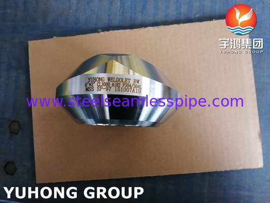 스테인리스 스틸 부착 ASTM A182 F304 1.4301 웰도렛 MSS SP-97
