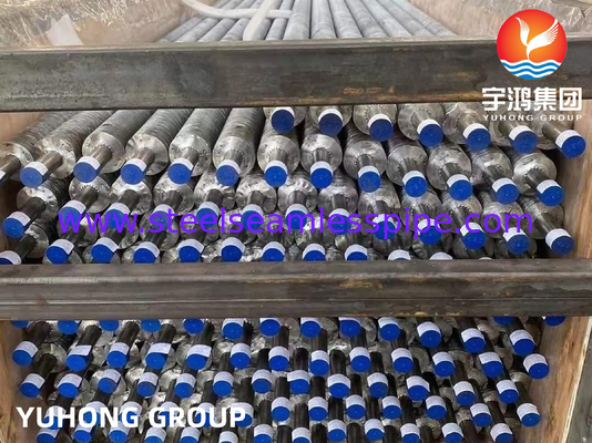 ASME SB163 UNS N04400 알루미늄 핀이 있는 니켈 합금 G형 플린 튜브