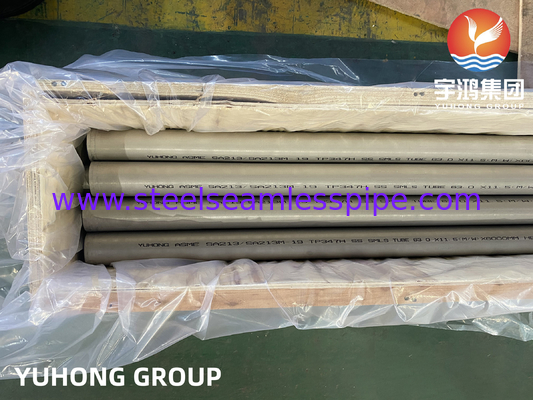 ASME SA213 재료 TP304 / 304L / 316 / 347H 열 교환 튜브 공기 냉각 튜브