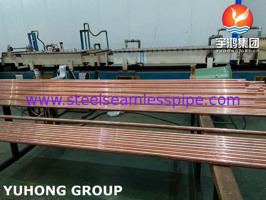 ASTM B111 C12200 구리 무선 열 교환 튜브