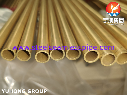ASTM B111 C68700 알루미늄 구리 무선 열 교환기 및 보일러 튜브