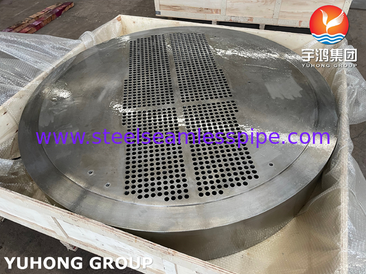 ASME SA516 Gr.70N 높은 용접성을 가진 보일러용 고정관 Tube Sheet