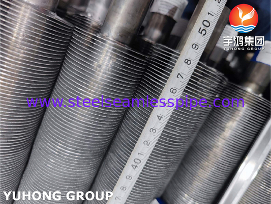 ASTM B163 UNS N08825, Incoloy825 열 교환기용 알루미늄 핀과 함께 엑스트루레이드 핀 튜브