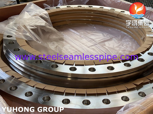 ASTM A240 F904L, UNS N08904, AWWA C207 스테인리스 스틸 슬라이드 온 플랜지, 평면